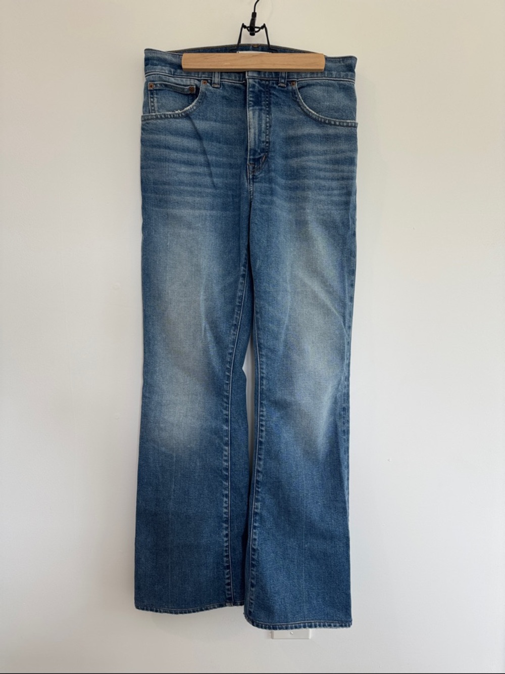 Madewell Vintage Flare Jeans in Faded Blue